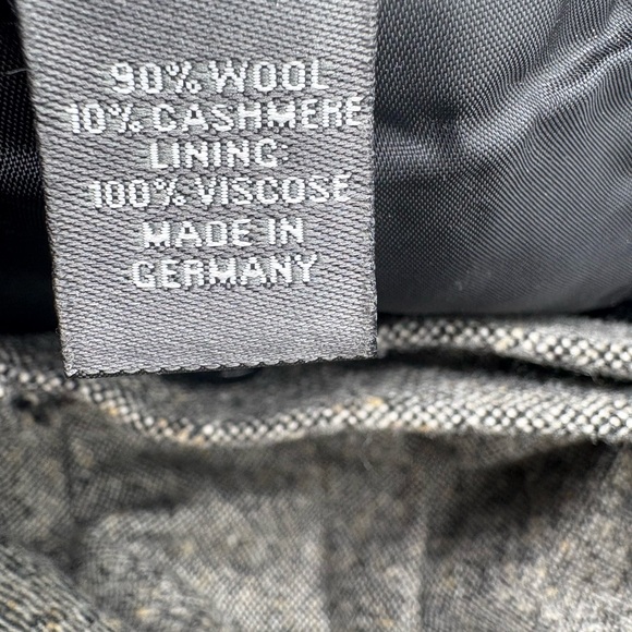 Saks 5th Avenue Wool Cashmere Pants straight leg Women's 2 Gray tailored refined - Picture 11 of 13